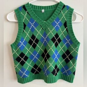 Green Sweater Vest